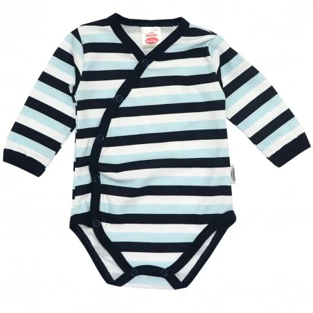 Βρεφικό Μακρυμάνικο Ζιπουνάκι Makoma "Stripes Type G" - Τύπου Φάκελος από 100% Βαμβάκι (0327G) - Μακρυμάνικα ζιπουνάκια φάκελος