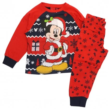Disney Mickey Mouse παιδική χριστουγεννιάτικη πιτζάμα (HU2145RED) Disney Mickey Mouse παιδική χριστουγεννιάτικη πιτζάμα (HU2145RED)