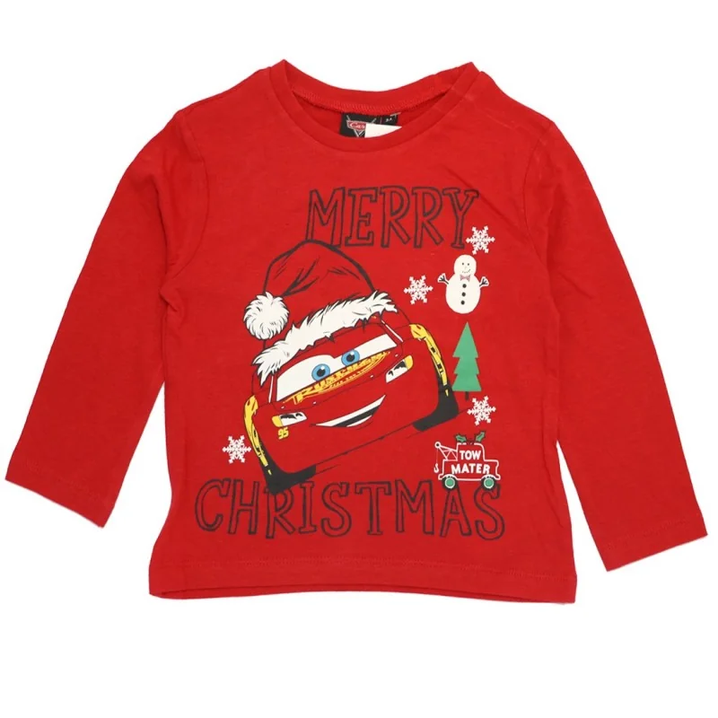 Disney Cars παιδικό χριστουγεννιάτικο μπλουζάκι (HU1323RED) Disney Cars παιδικό χριστουγεννιάτικο μπλουζάκι (HU1323RED)