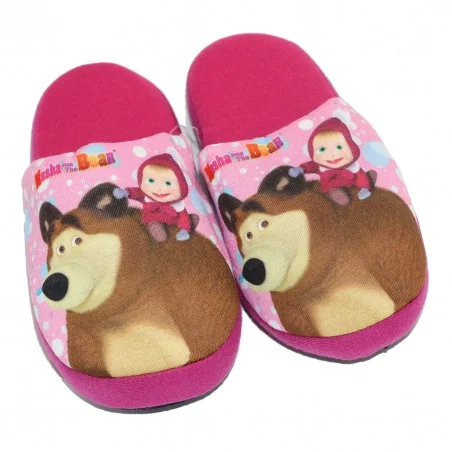 Masha and the Bear Παιδικές παντόφλες (STN870276 fux) - Παντοφλάκια Χειμωνιάτικα κορίτσι