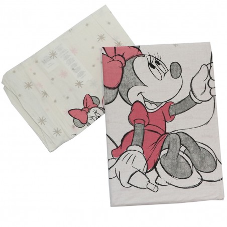 Disney Baby Minnie Mouse Βρεφικό Σετ Κούνιας 100x135εκ. + 40x60εκ (MIN219035)