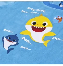 Βρεφική Βελουτέ Πιτζάμα Baby Shark για Αγόρια - Σετ 2 Τεμαχίων (Μπλε) (2200006325) - Πιτζάμες