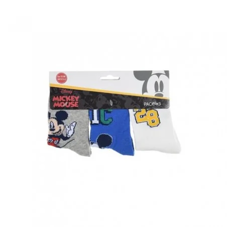 Disney Mickey Mouse Παιδικές Κάλτσες Για αγόρια σετ 3 ζευγάρια (VH0616 blue)