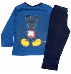 Disney Mickey Mouse Βαμβακερή πιτζάμα για αγόρια (VH2018 blue)