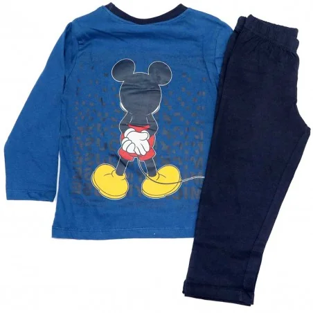 Disney Mickey Mouse Βαμβακερή πιτζάμα για αγόρια (VH2018 blue)