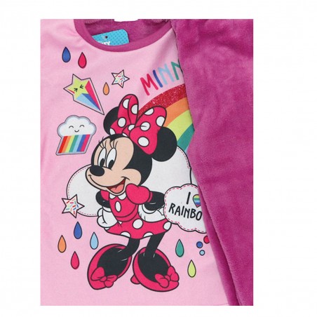 Disney Minnie Mouse πιτζάμα fleece coral για κορίτσια (DIS MF 52 04 9837 NI CORAL Violet)