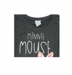 Disney Minnie Mouse Μακρυμάνικο Μπλουζάκι Για Κορίτσια (DIS MF 52 02 9611 L Grey)
