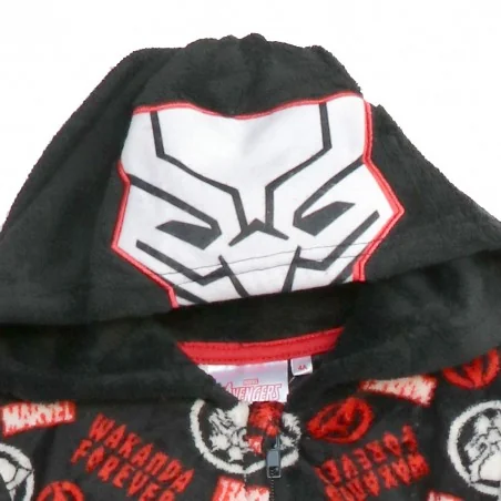Marvel Avengers- Black Panther ολόσωμη πιτζάμα fleece coral για αγόρια (TH2157B) Marvel Avengers- Black Panther ολόσωμη πιτζάμα fleece coral για αγόρια (TH2157B)