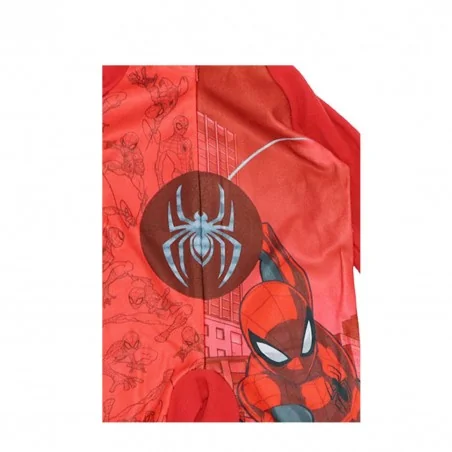 Marvel Spiderman ολόσωμη πιτζάμα fleece για αγόρια (HU2133 RED)