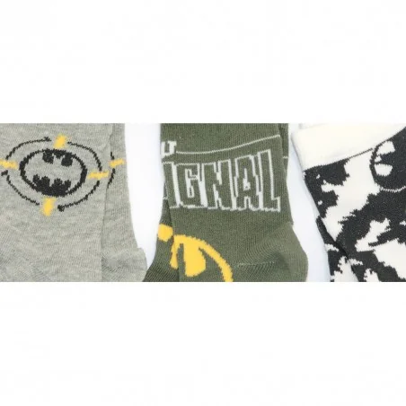 Batman παιδικές κάλτσες σετ 3 ζευγάρια (VH0639 grey)