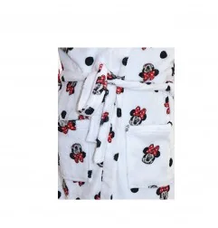 Disney Minnie Mouse Ρόμπα Fleece Coral για ενήλικες (DIS MF 53 40 9763)