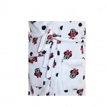 Disney Minnie Mouse Ρόμπα Fleece Coral για ενήλικες (DIS MF 53 40 9763)