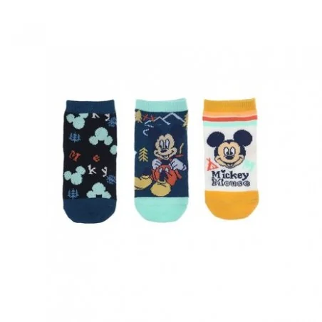 Βρεφικές Κοντές Κάλτσες Disney Mickey Mouse - Σετ 3 Ζευγάρια (Μπλε/Βεραμάν/Κίτρινο) (VH0681 navy) Βρεφικές Κοντές Κάλτσες Disney Mickey Mouse - Σετ 3 Ζευγάρια (Μπλε/Βεραμάν/Κίτρινο) (VH0681 navy)
