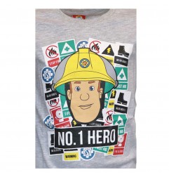 Fireman Sam Μακρυμάνικο μπλουζάκι για αγόρια (SAM 52 02 117A)