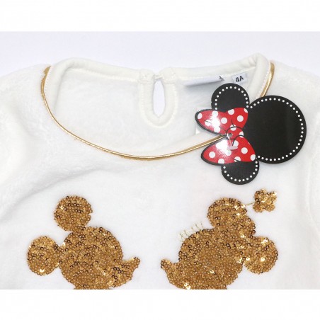 Disney Minnie Mouse παιδική μπλούζα φούτερ Fleece Coral (HS1085)