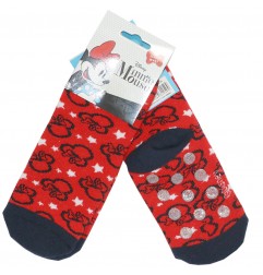 Disney Minnie Mouse Παιδικές Αντιολισθητικές Κάλτσες πετσετέ για κορίτσια (VH0657 red) - Κάλτσες χειμωνιάτικες - αντιολισθητι...