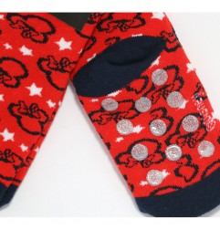Disney Minnie Mouse Παιδικές Αντιολισθητικές Κάλτσες πετσετέ για κορίτσια (VH0657 red)