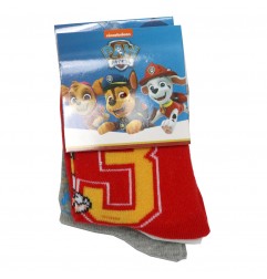 Paw Patrol παιδικές κάλτσες σετ 3 ζευγάρια (VH0633 red) - Κάλτσες κανονικές αγόρι