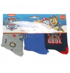 Paw Patrol παιδικές κάλτσες σετ 3 ζευγάρια (VH0620 navy)