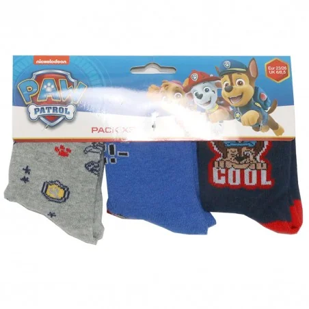 Paw Patrol παιδικές κάλτσες σετ 3 ζευγάρια (VH0620 navy)