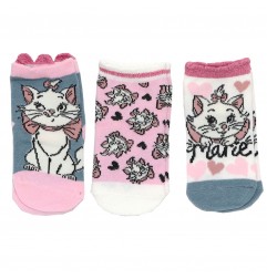 Disney Baby Marie βρεφικές κάλτσες σετ 3 ζευγάρια (VH0664 grey) - Βρεφικές Κάλτσες κορίτσι