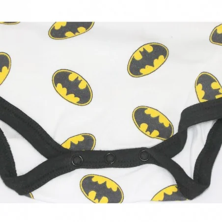 Batman Βρεφικό Μακρυμάνικο Ζιπουνάκι All-Over Print - Λευκό/Μαύρο (BAT 51 01 280)