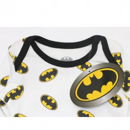 Batman Βρεφικό Μακρυμάνικο Ζιπουνάκι All-Over Print - Λευκό/Μαύρο (BAT 51 01 280)