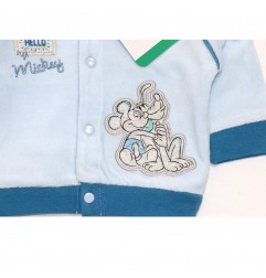Disney Baby Mickey Mouse βρεφικό βελούδινο Σετ 2 τμχ. για αγόρια (RH0061) - Φόρμες
