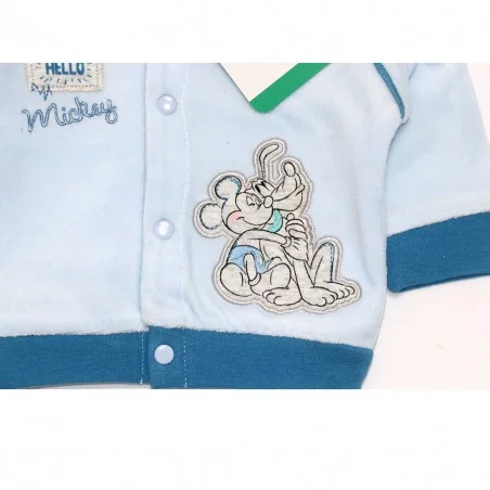 Disney Baby Mickey Mouse Βρεφικό Βελούδινο Σετ 2 Τεμαχίων "Hello Mickey" – Σιέλ/Μπλε (RH0061) Disney Baby Mickey Mouse Βρεφικό Βελούδινο Σετ 2 Τεμαχίων "Hello Mickey" – Σιέλ/Μπλε (RH0061)