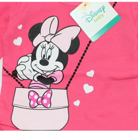 Disney Baby Minnie Mouse Βρεφικό βαμβακερό μπλουζάκι (91534A)