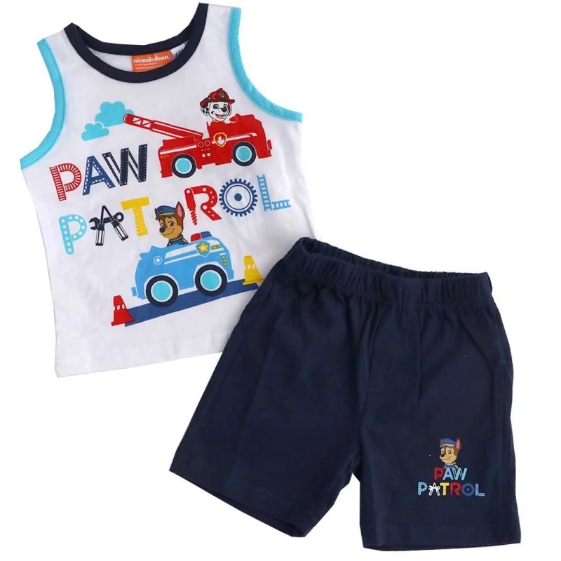Βρεφικό Καλοκαιρινό Σετ Paw Patrol - Αμάνικη Μπλούζα Chase & Marshall με Navy Μπλε Σορτσάκι (100% Βαμβάκι) (AQE0223) Βρεφικό Καλοκαιρινό Σετ Paw Patrol - Αμάνικη Μπλούζα Chase & Marshall με Navy Μπλε Σορτσάκι (100% Βαμβάκι) (AQE0223)