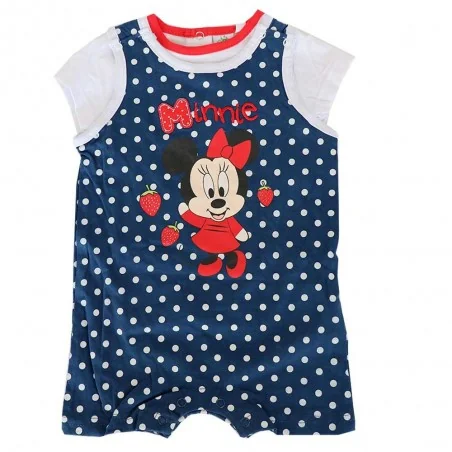 Βρεφικό Σετ Disney Baby Minnie Mouse - Καλοκαιρινό Φορμάκι & Μπλουζάκι (100% Βαμβάκι) (AQE0001Α) - Καλοκαιρινά Σετ