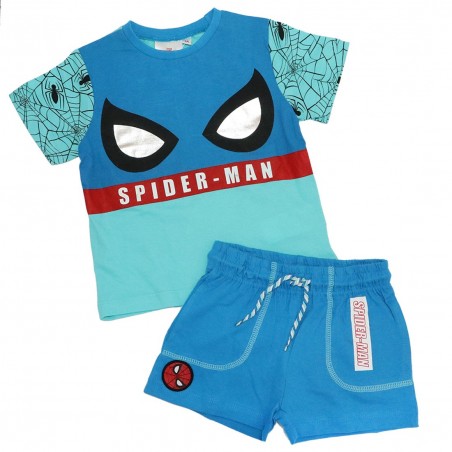 Marvel Spiderman Καλοκαιρινό Σετ Για Αγόρια (EV1057 blue) - Καλοκαιρινά Σετ