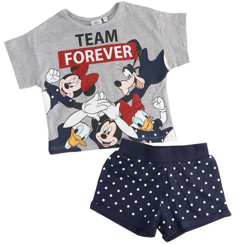 Disney Minnie Mouse Καλοκαιρινό Σετ Για Κορίτσια (UE1091GREY)