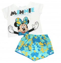 Disney Minnie Mouse Καλοκαιρινό Σετ Για Κορίτσια (EV1083 blue) - Καλοκαιρινά Σετ