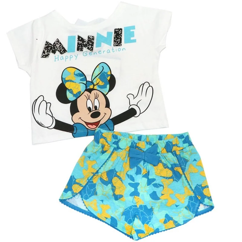 Disney Minnie Mouse Καλοκαιρινό Σετ Για Κορίτσια (EV1083 blue)