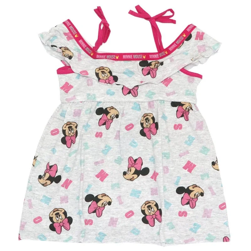 Disney Minnie Mouse Παιδικό καλοκαιρινό Φορεματάκι (DIS MF 52 23 9631 grey) Disney Minnie Mouse Παιδικό καλοκαιρινό Φορεματάκι (DIS MF 52 23 9631 grey)