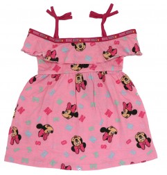Disney Minnie Mouse Παιδικό καλοκαιρινό Φορεματάκι (DIS MF 52 23 9631 pink) - Καλοκαιρινά φορέματα