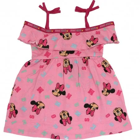 Disney Minnie Mouse Παιδικό καλοκαιρινό Φορεματάκι (DIS MF 52 23 9631 pink) - Καλοκαιρινά φορέματα