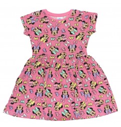 Disney Minnie Mouse Παιδικό καλοκαιρινό Φορεματάκι (DIS MF 52 04 9566 pink) - Καλοκαιρινά φορέματα