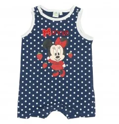 Βρεφικό Σετ Disney Baby Minnie Mouse - Καλοκαιρινό Φορμάκι & Μπλουζάκι (100% Βαμβάκι) (AQE0001Α)
