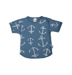 Makoma Βρεφικό Κοντομάνικο μπλουζάκι για αγόρια Blue Sea N (22226N D. Blue) - Κοντομάνικα μπλουζάκια