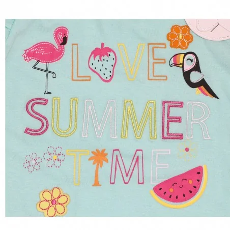 Βρεφικό Καλοκαιρινό Σετ Mini Kidz - Μπλούζα Aqua "Summer Time" & Κίτρινο Κολάν (100% Βαμβάκι) (15C405) Βρεφικό Καλοκαιρινό Σετ Mini Kidz - Μπλούζα Aqua "Summer Time" & Κίτρινο Κολάν (100% Βαμβάκι) (15C405)