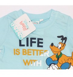 Disney Baby Mickey Mouse Κοντομάνικο Μπλουζάκι Για αγόρια (UE0062B)