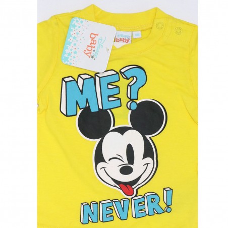 Disney Baby Mickey Mouse Κοντομάνικο Μπλουζάκι Για αγόρια (ET0140)