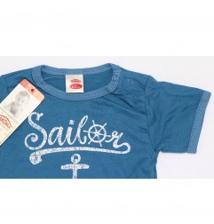 Makoma Βρεφικό Κοντομάνικο μπλουζάκι για αγόρια Blue Sea G - Sailor (22226G Navy)