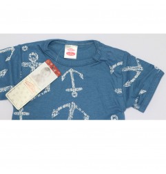 Makoma Βρεφικό Κοντομάνικο μπλουζάκι για αγόρια Blue Sea N (22226N D. Blue)