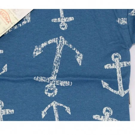 Makoma Βρεφικό Κοντομάνικο Μπλουζάκι Blue Sea N – 100% Βαμβακερό με Σχέδιο Άγκυρες (22226N D. Blue) Makoma Βρεφικό Κοντομάνικο Μπλουζάκι Blue Sea N – 100% Βαμβακερό με Σχέδιο Άγκυρες (22226N D. Blue)