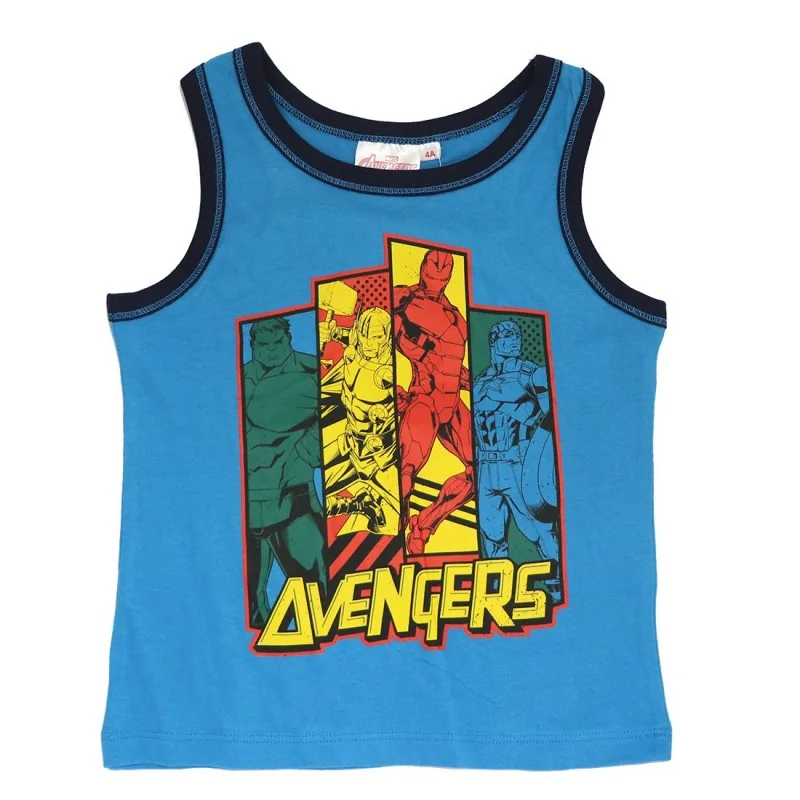 Marvel Avengers Αμάνικο Μπλουζάκι αγόρια (EV1084 blue) Marvel Avengers Αμάνικο Μπλουζάκι αγόρια (EV1084 blue)
