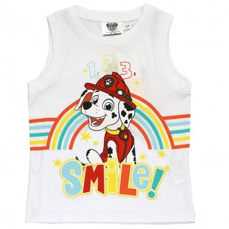 Paw Patrol Αμάνικο μπλουζάκι για αγόρια (EV1186 white) Paw Patrol Αμάνικο μπλουζάκι για αγόρια (EV1186 white)
